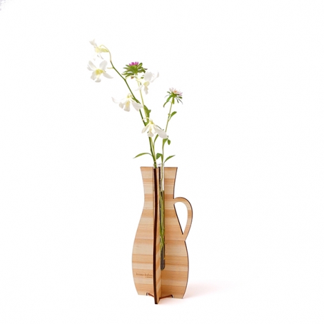 Kumi-kabin（組み花瓶）L | 木製ノベルティWood+