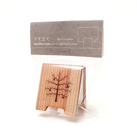 メモ立て | ノベルティや記念品でSDGsに間伐材、木製グッズのWood+