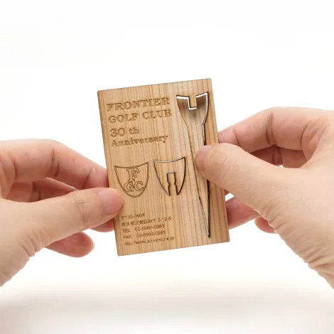 ゴルフティー | ノベルティや記念品でSDGsに間伐材、木製グッズのWood+