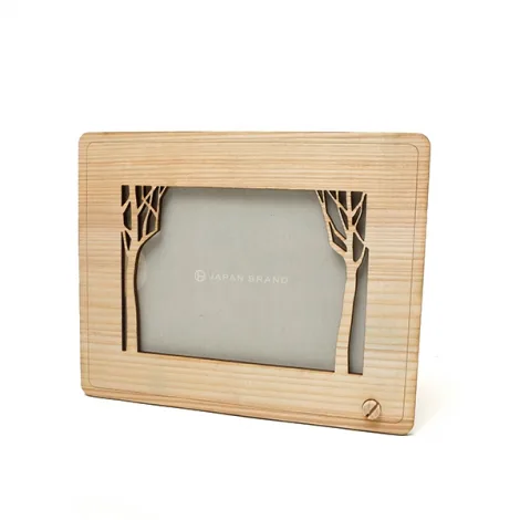 津島藤園の書道作品　「外宗結宇真」 木製フレーム 津島藤園の書道作品 「外宗結宇真」 木製フレーム 木製ブック型フォト