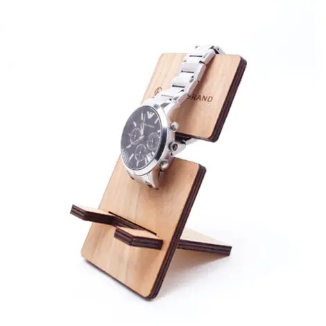 時計&スマホスタンド | ノベルティや記念品でSDGsに間伐材、木製グッズ