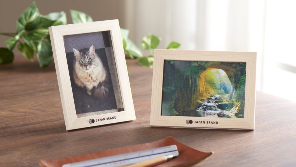 木製フォトフレーム おしゃれな木製ノベルティデザイン記念品制作に 木製ノベルティwood