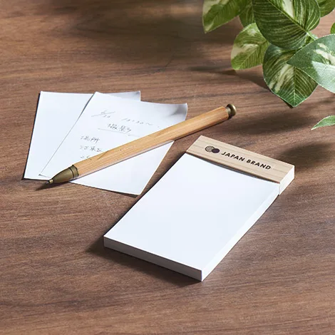 メモパッド | ノベルティや記念品でSDGsに間伐材、木製グッズのWood+