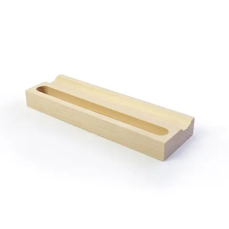 ペントレイ付きスマホスタンド | ノベルティや記念品でSDGsに間伐材