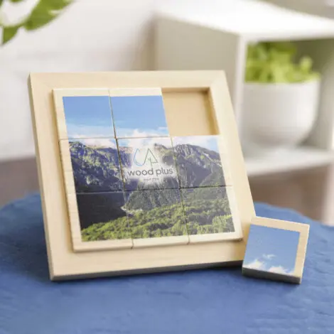 パスリル【新品未使用】 木製スライドパズル | ノベルティや記念品でSDGsに間伐材、木製グッズ