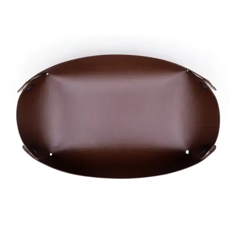 木と革のトレイ | ノベルティや記念品でSDGsに間伐材、木製