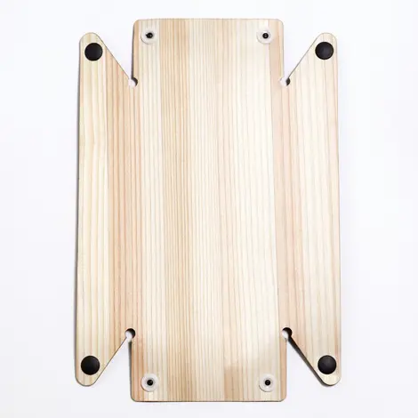 木と革のトレイ | ノベルティや記念品でSDGsに間伐材、木製グッズのWood+