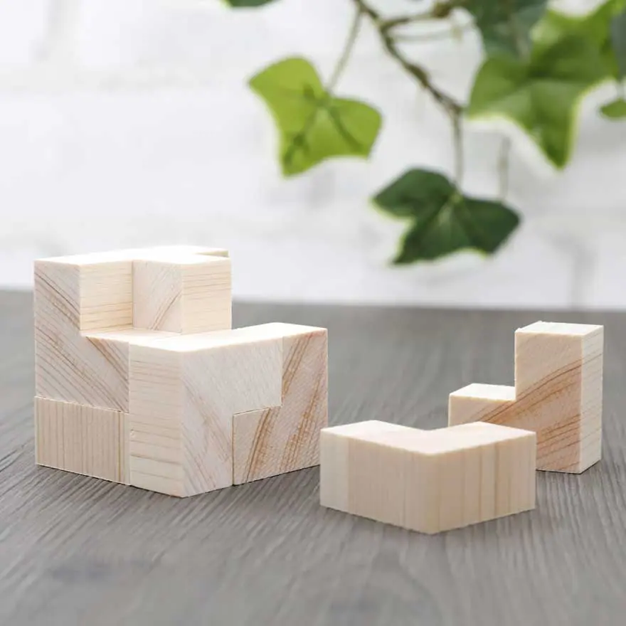 キューブパズル | ノベルティや記念品でSDGsに間伐材、木製グッズのWood+