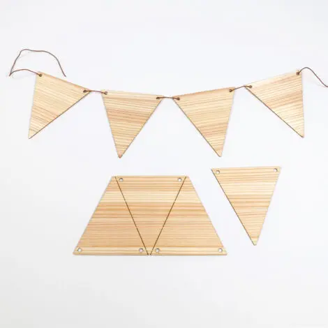 ガーランド | ノベルティや記念品でSDGsに間伐材、木製グッズのWood+