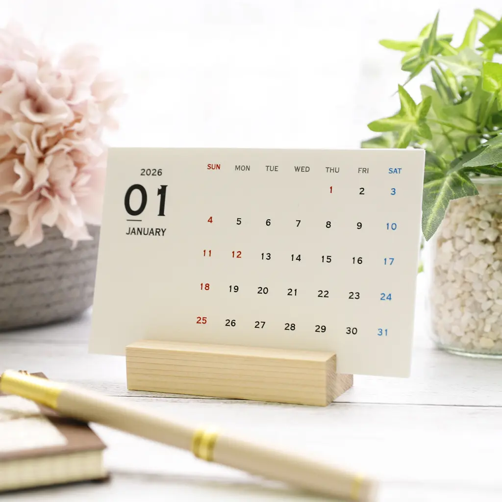 法人向け名入れカレンダー(エコ対応) | ノベルティや記念品でSDGsに