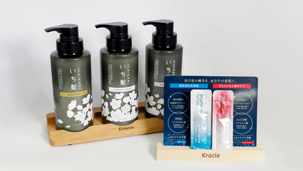 ホテル・旅館向け木製什器で感じるサステナブル クラシエホームプロダクツ販売株式会社様 事例