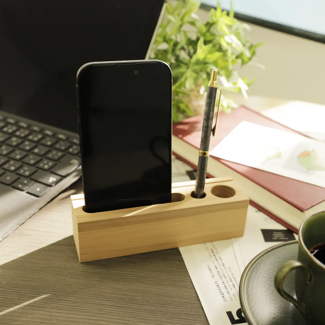 マルチスタンドロング | ノベルティや記念品でSDGsに間伐材、木製