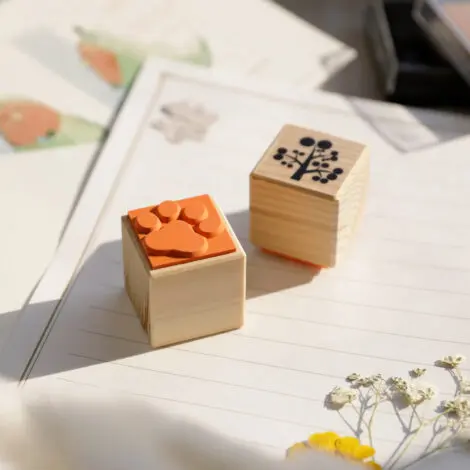 オリジナルスタンプ | ノベルティや記念品でSDGsに間伐材、木製グッズ